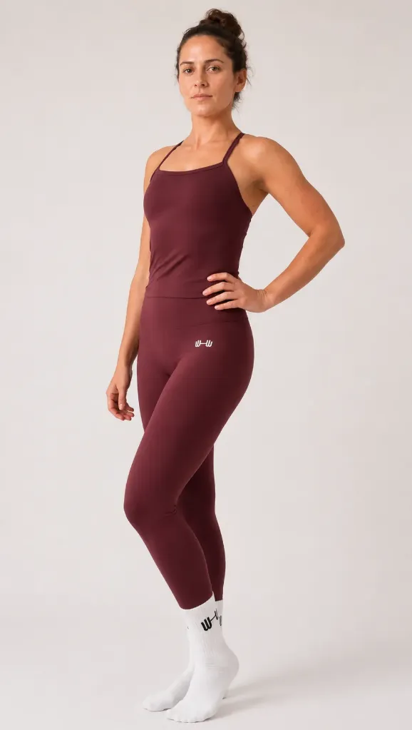 GWEN LEGGING (S, Bordeaux)
