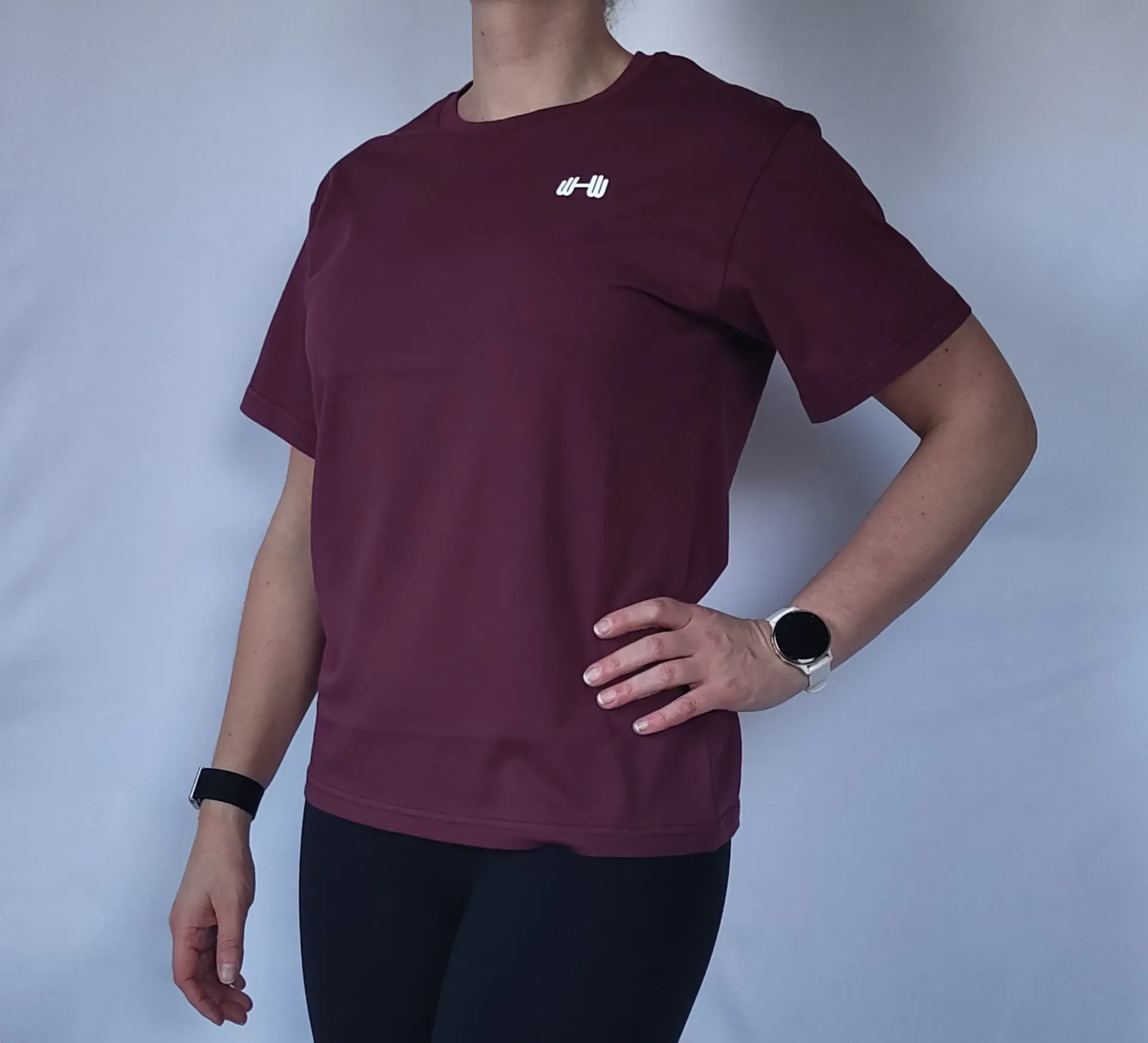 NICOLE T-SHIRT (S, Burgundy)