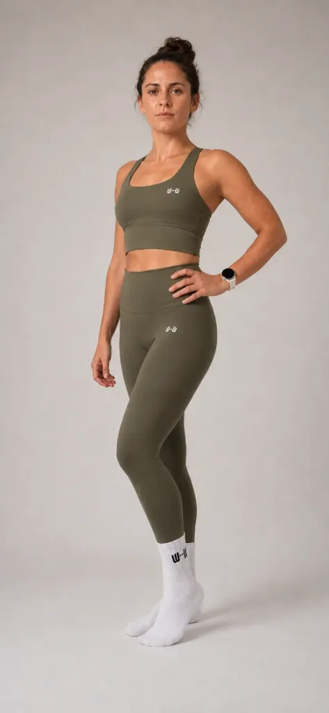 GWEN LEGGING (S, Olive Green)